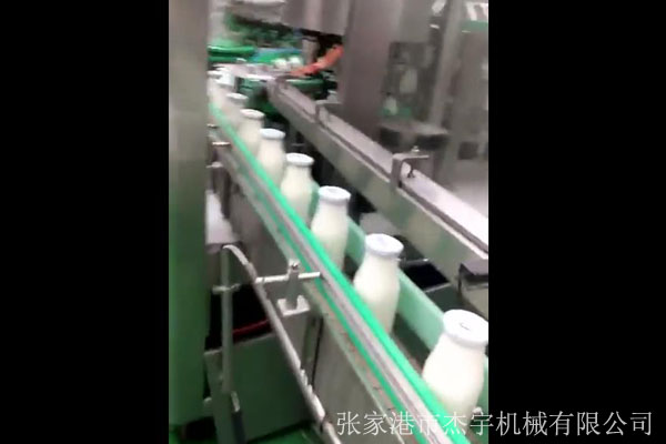 玻璃瓶三旋蓋豆奶生產線